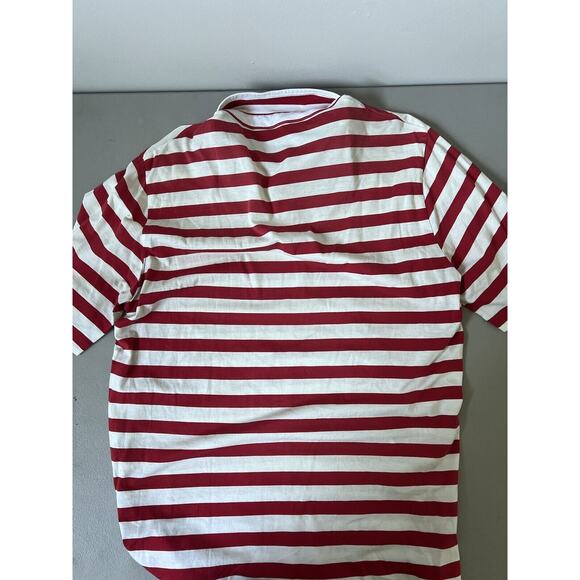 Polo Ralph Lauren Mens L Red White Stripe Polo Golf - Picture 4 of 4